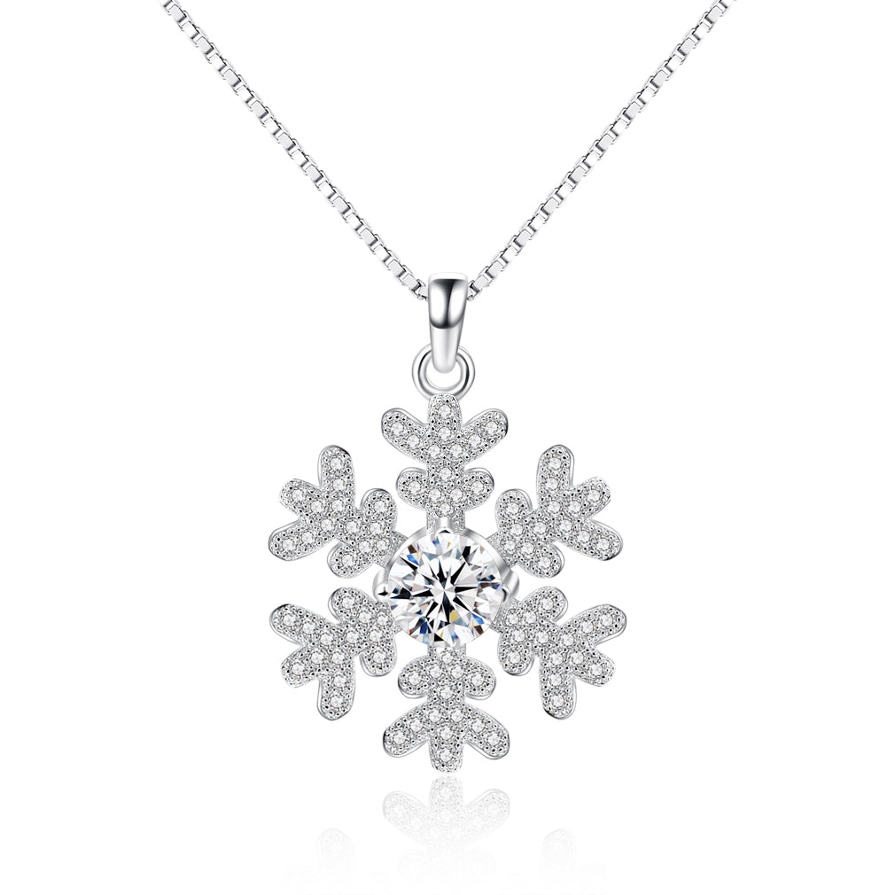 Snowflake Pendant Necklace